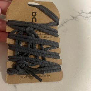 On cloud sneaker shoelaces